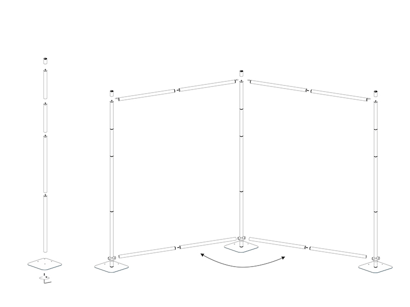 modulaire et portable 