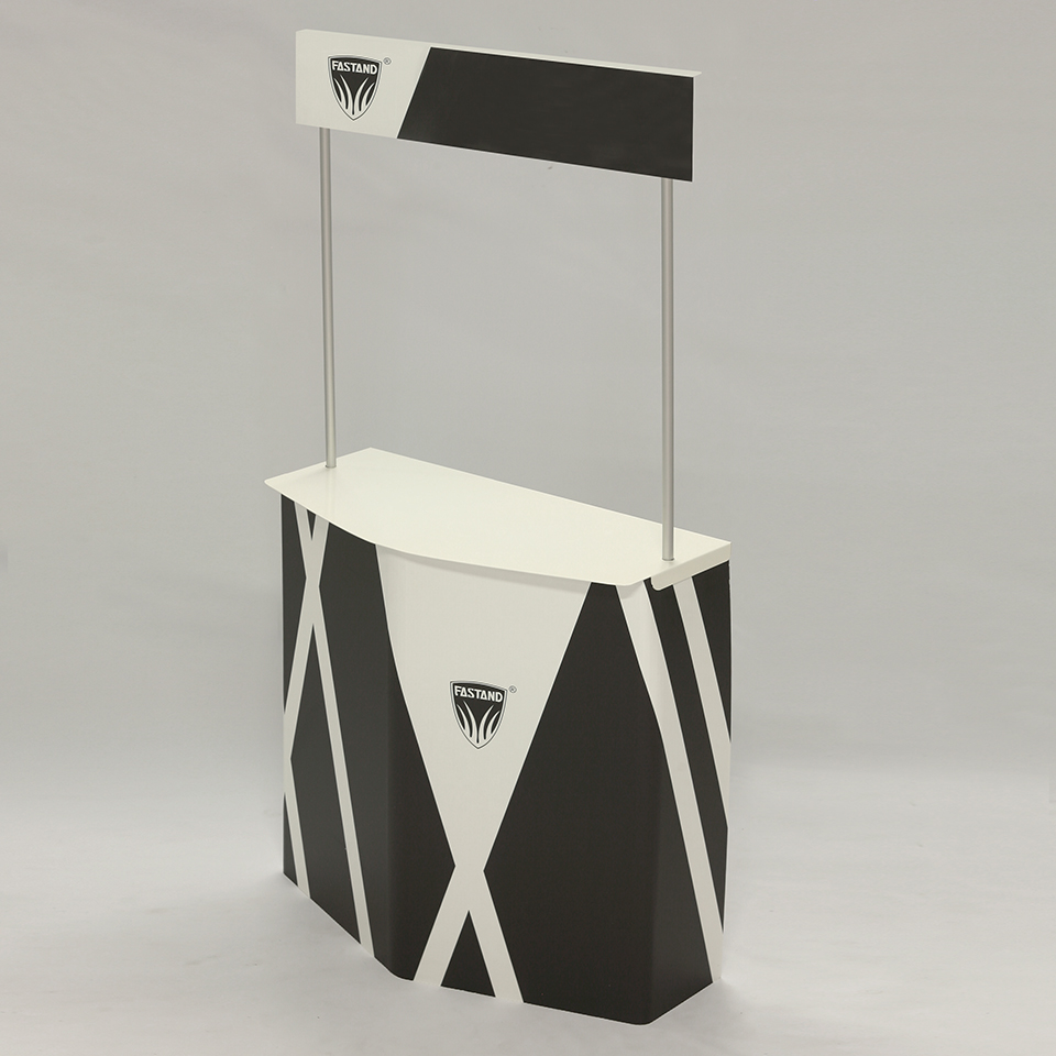 con-crowner-web banquete portátil con letrero