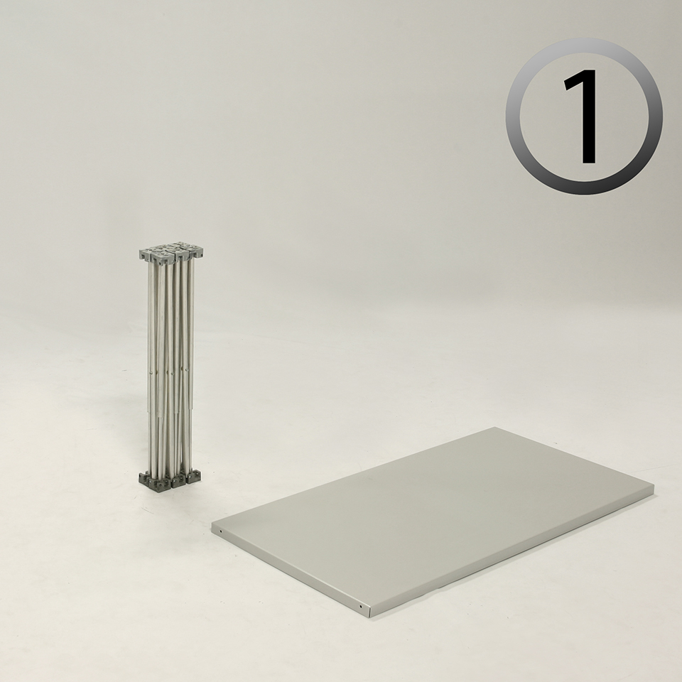A montaje de escenario modular