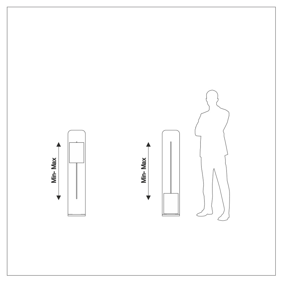 valigia espositore curvilineo