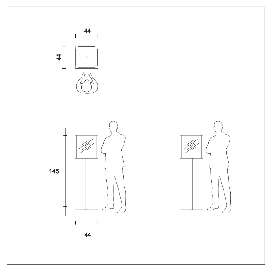 vitrine portable