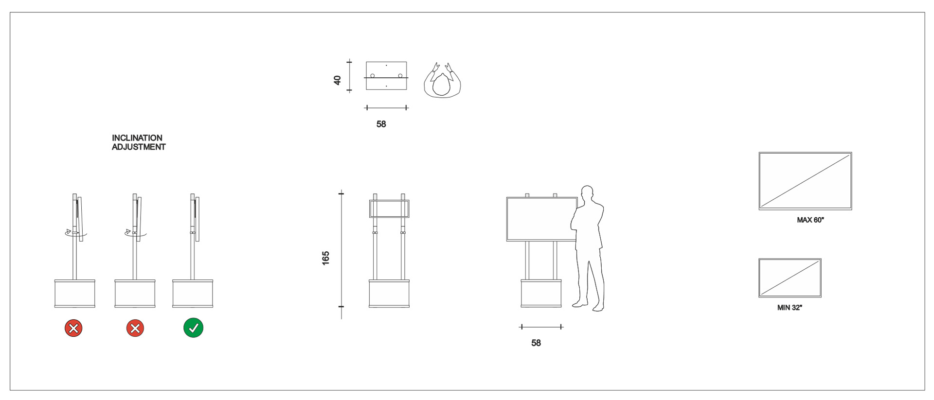  soporte de tv portátil