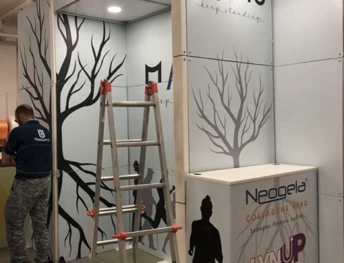 montaggio stand fieristico