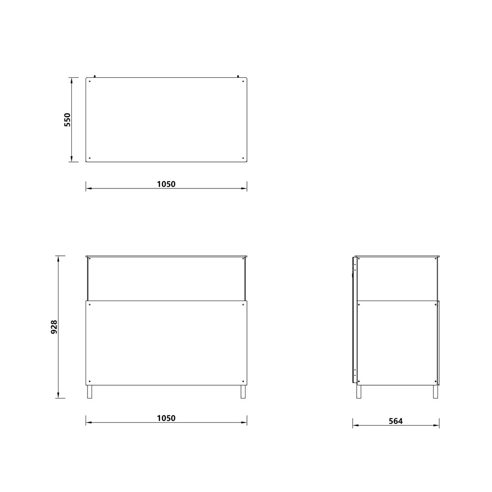 teca vetrina portatile