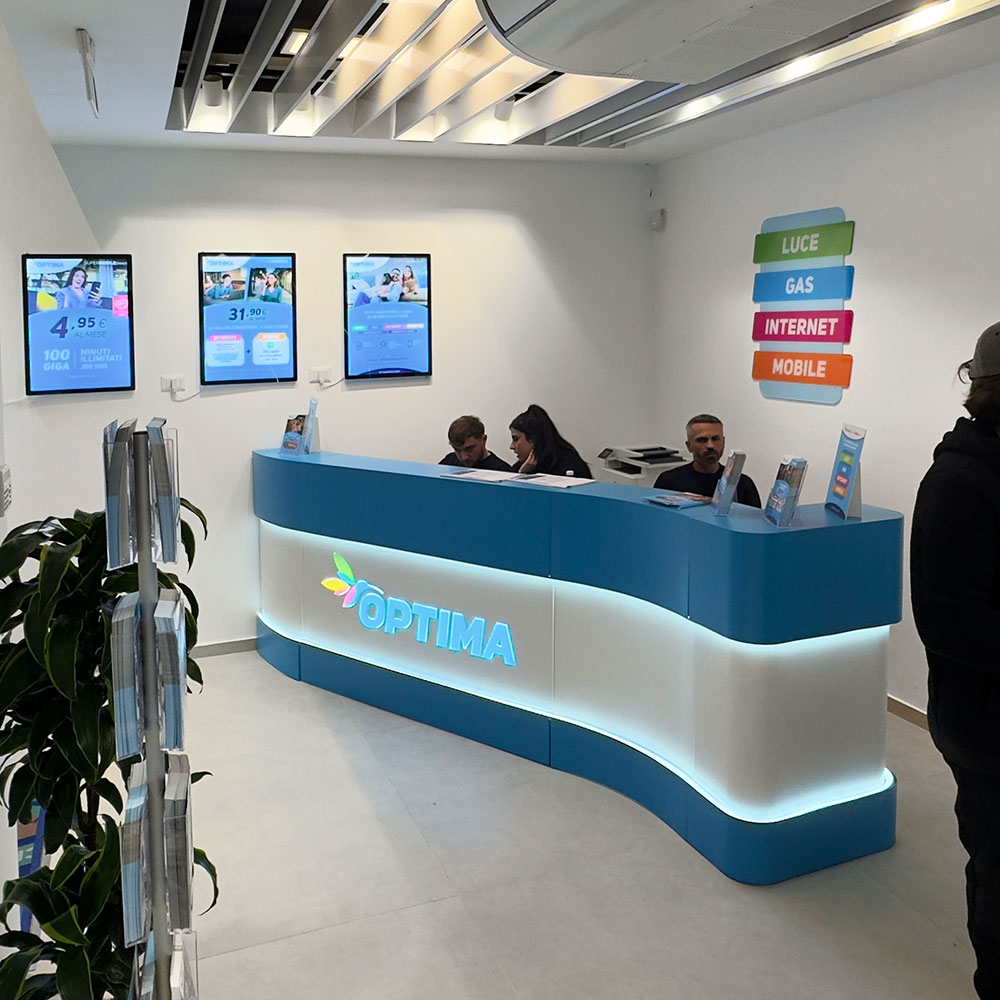 stand fiera con rivestimento a telo