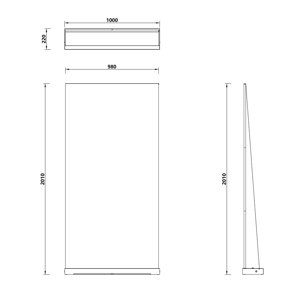 misure roll-up espositore