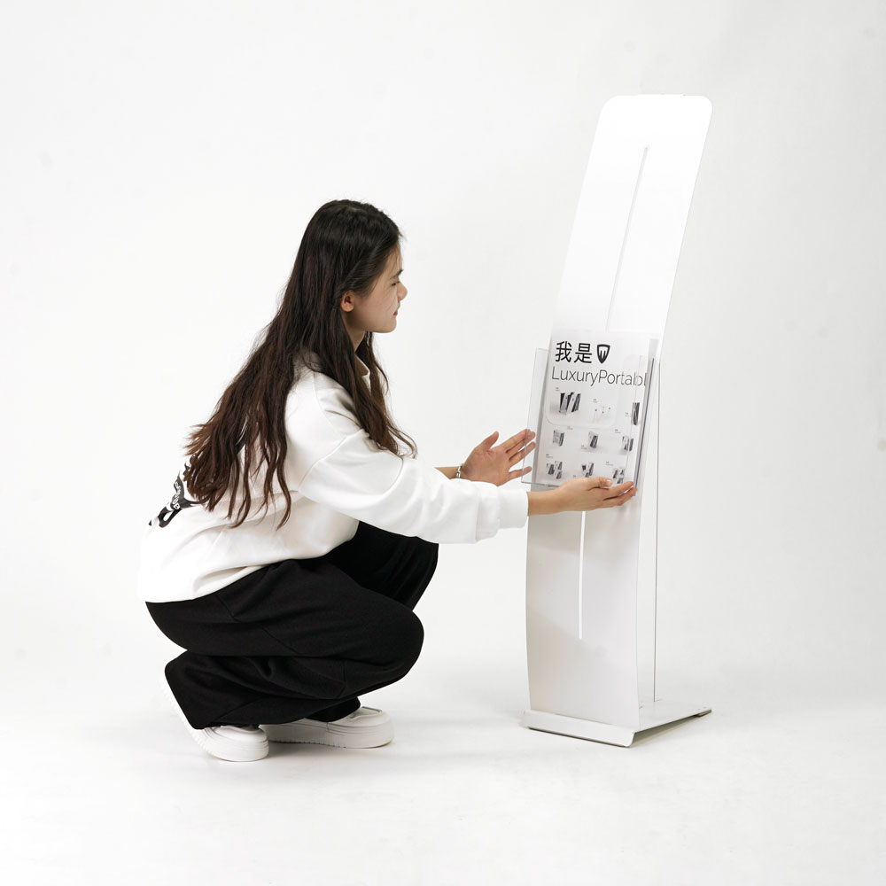 espositore curvilineo morsetto