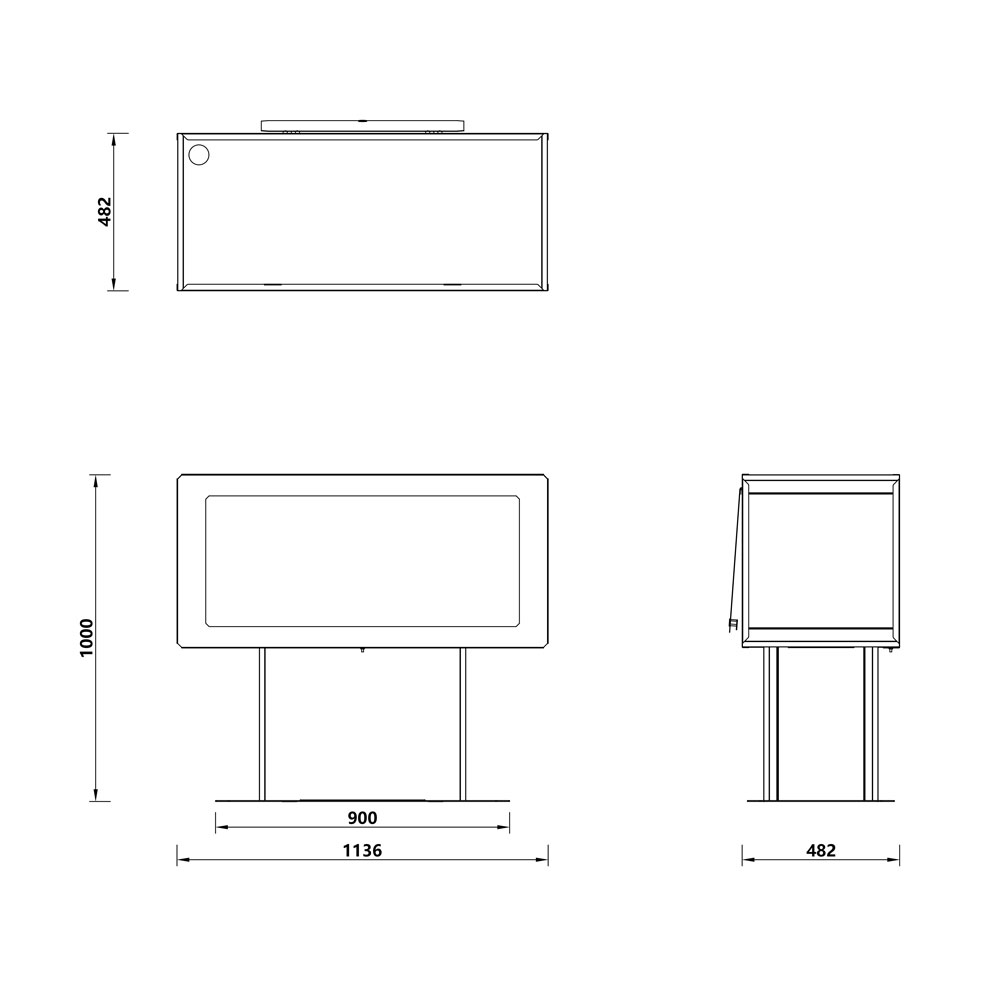maximus banco reception luminoso