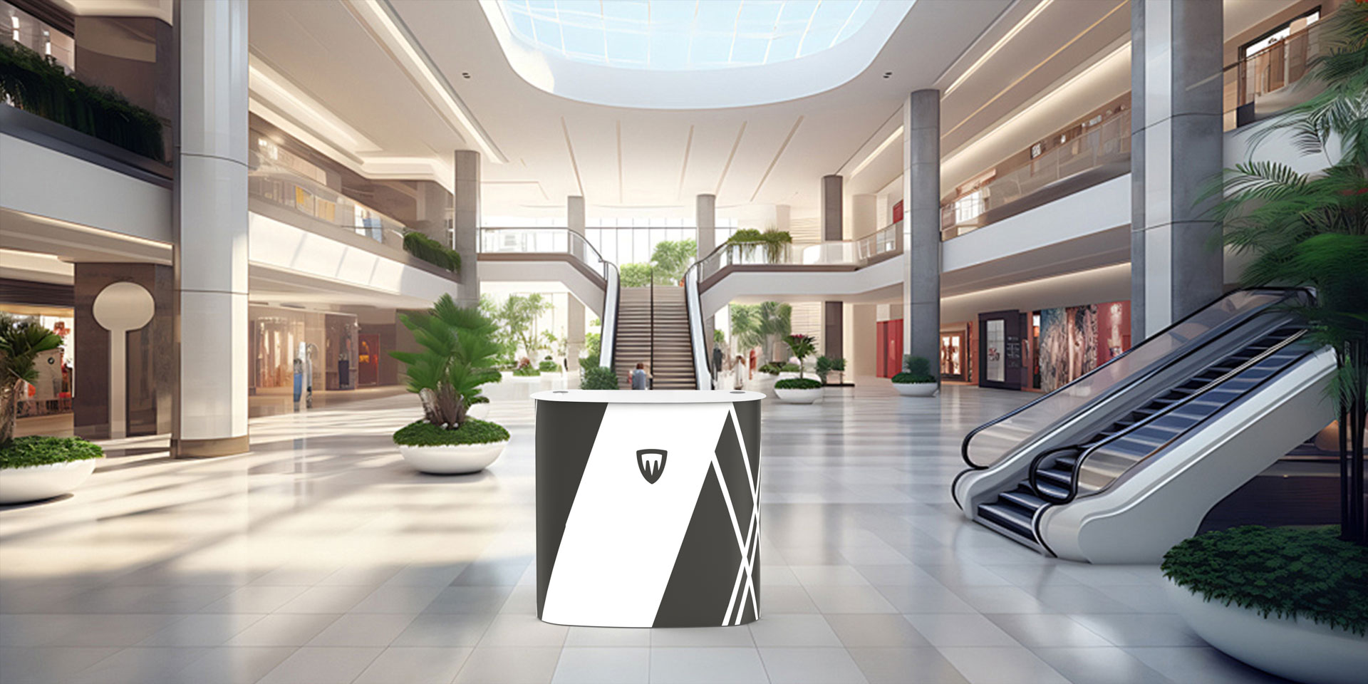 nuvola banco reception portatile nuvola