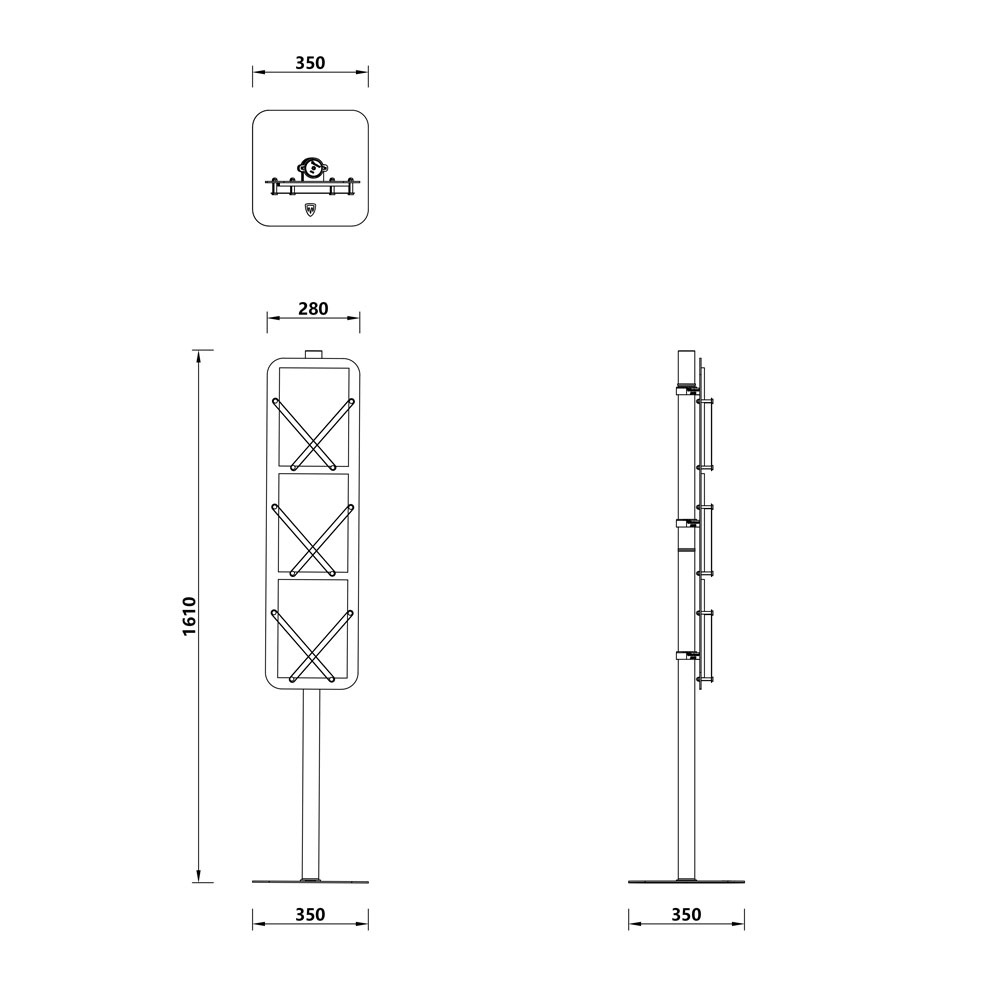 plexo porta-brocheure