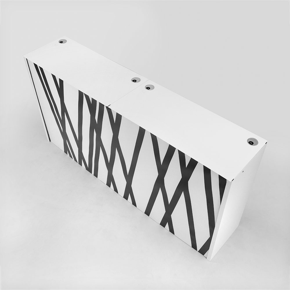 passa-cavo desk modulare