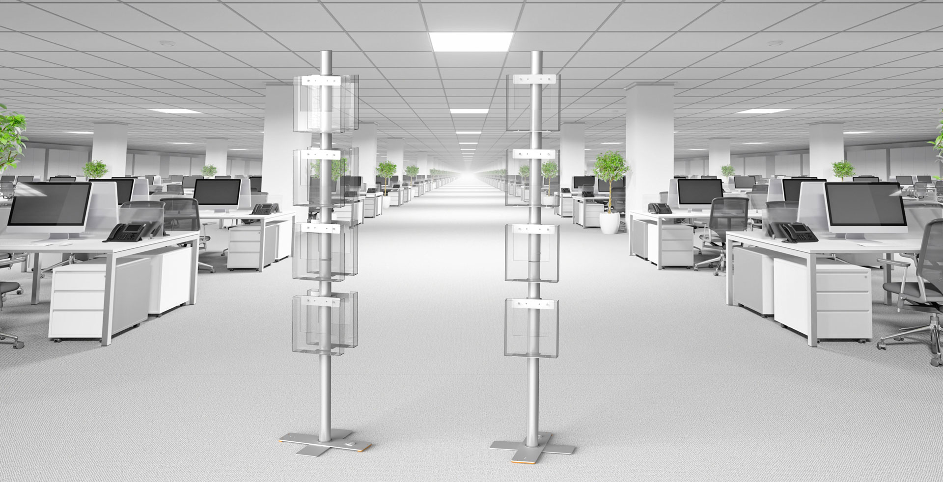 porta-depliants stilo