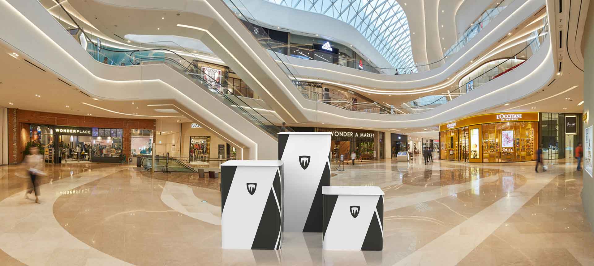 espositore rettangolare