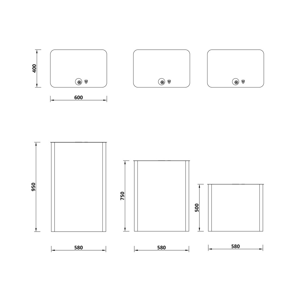 espositore rettangolare