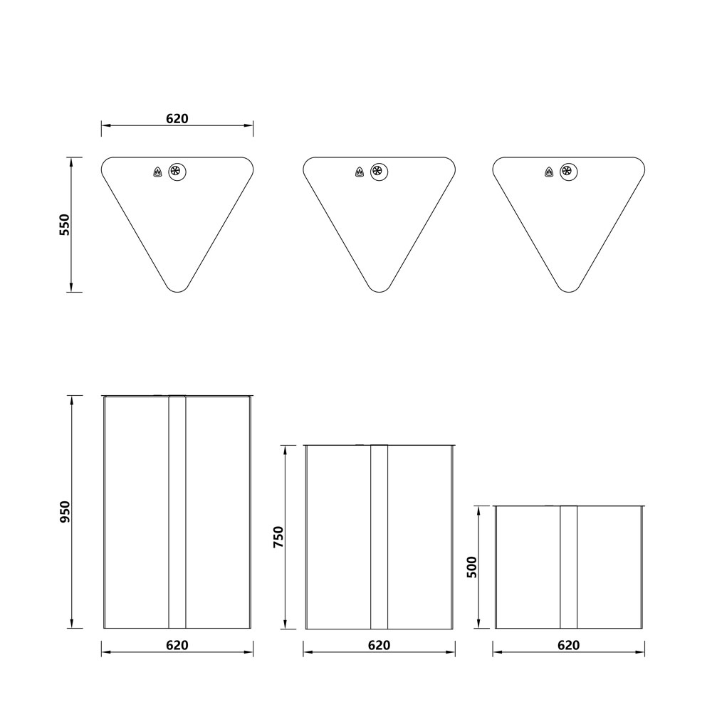 piano d'appoggio espositivo