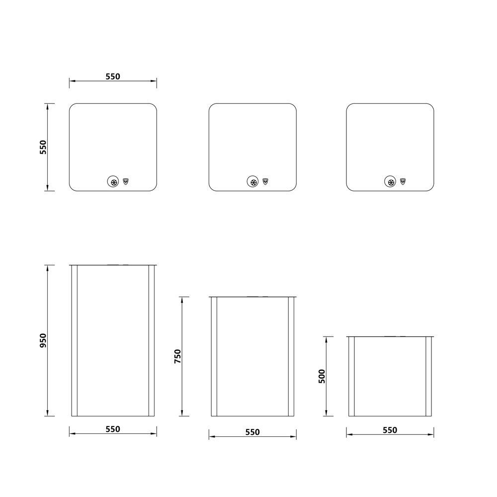 piano d'appoggio espositivo
