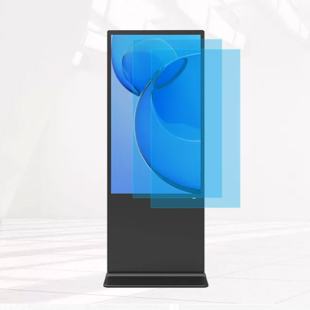 1 stand fiera con mensole e nicchie espositive