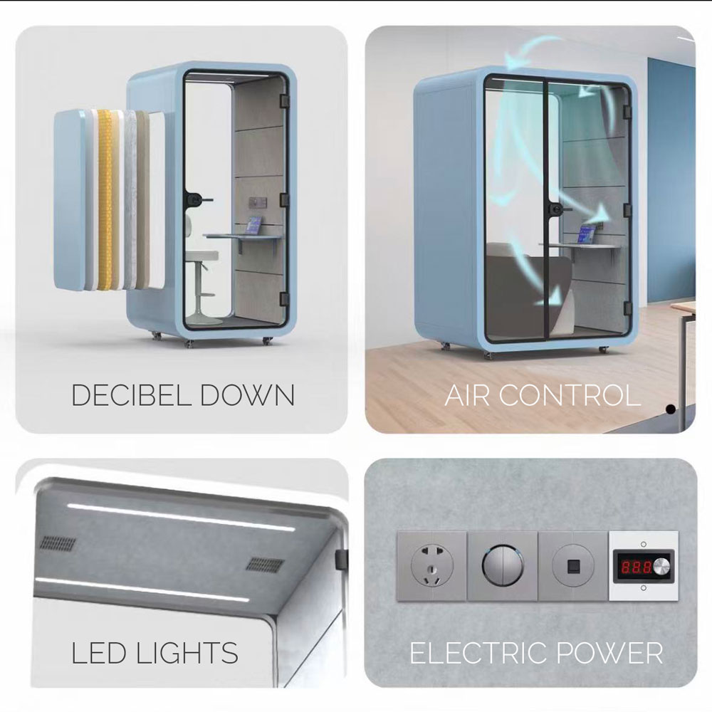 Uffici mobili insonorizzati