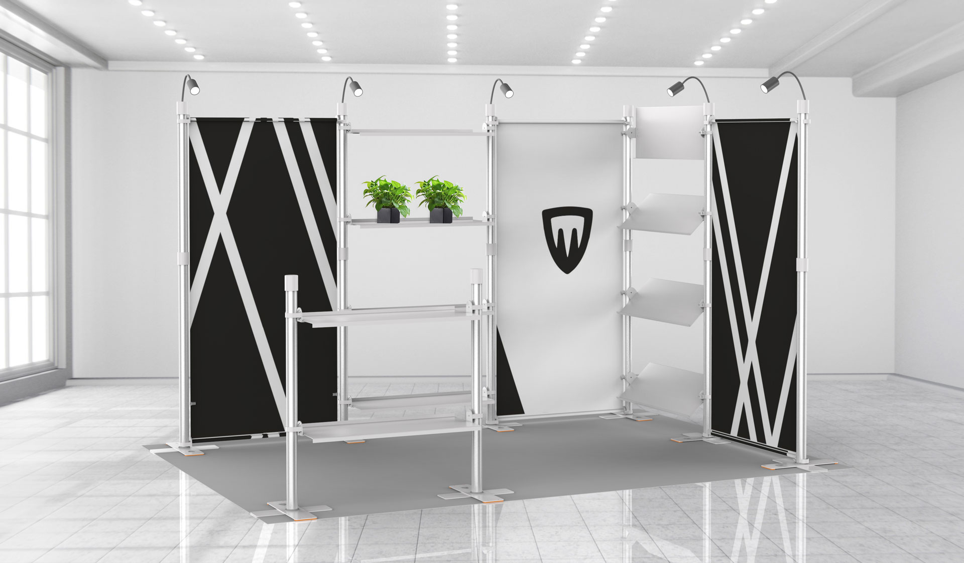 banco reception portatile nuvola