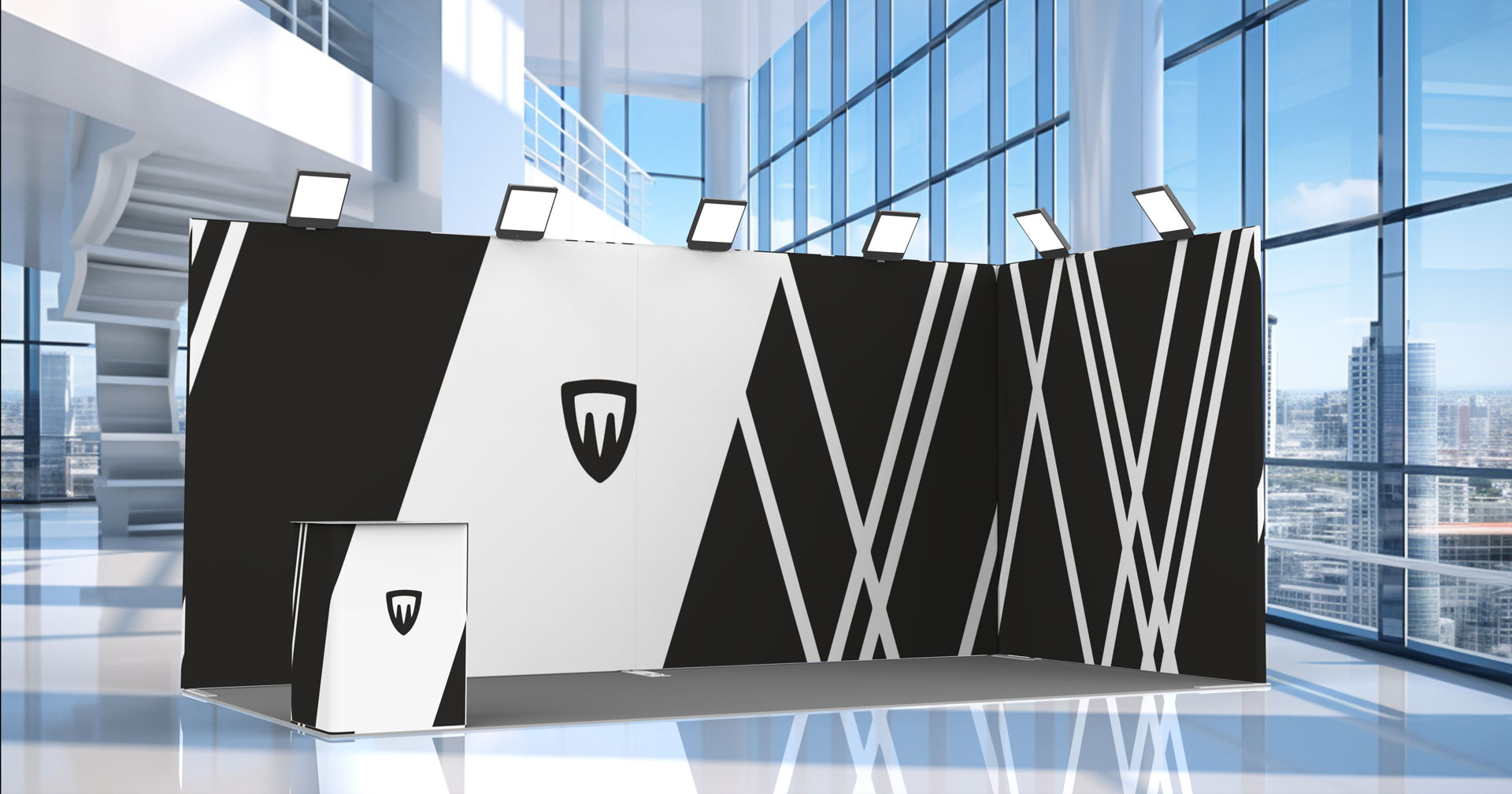 banco reception portatile nuvola