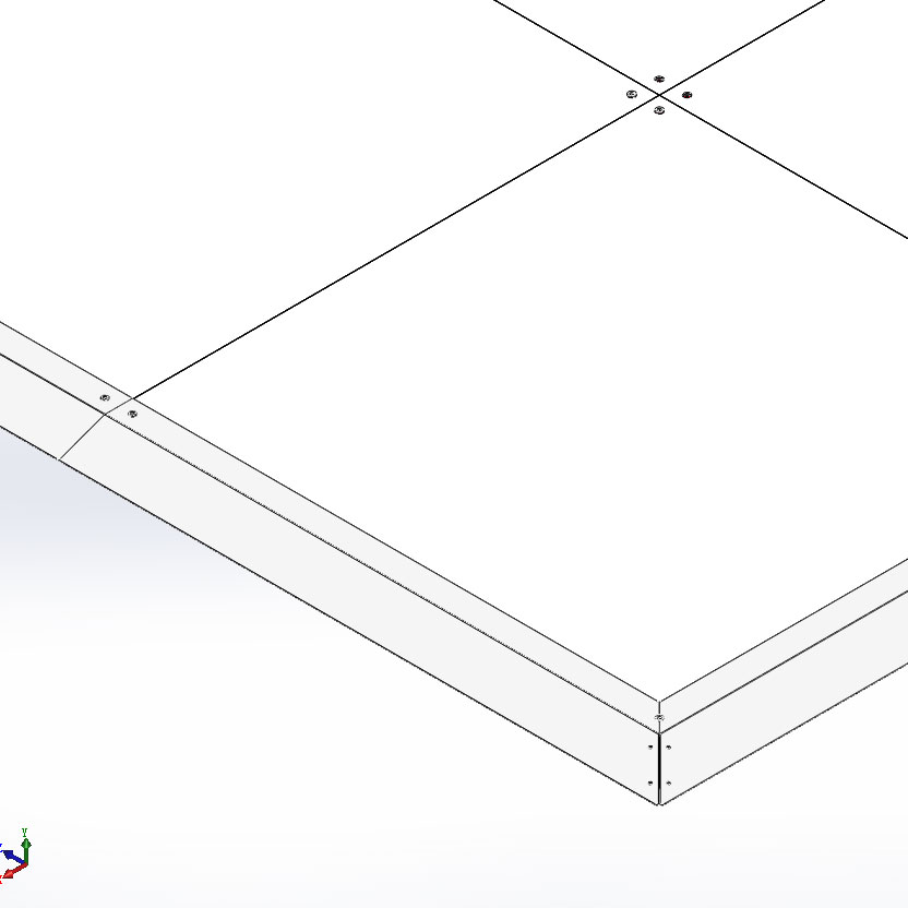 SPAZIO-1 pavimento modulare fieristico
