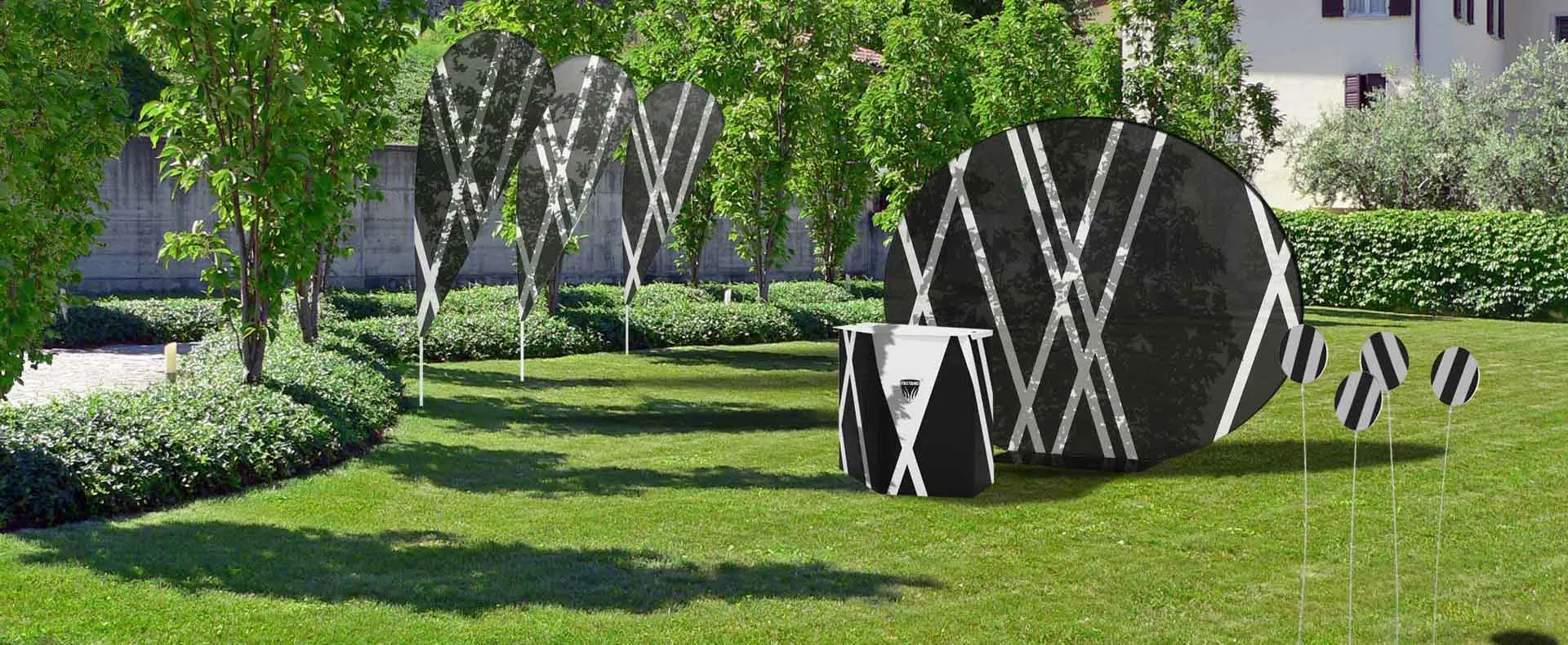 outdoor bandiere e espositori per esterno