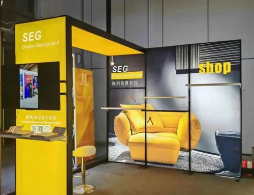 stand fiera retroilluminato