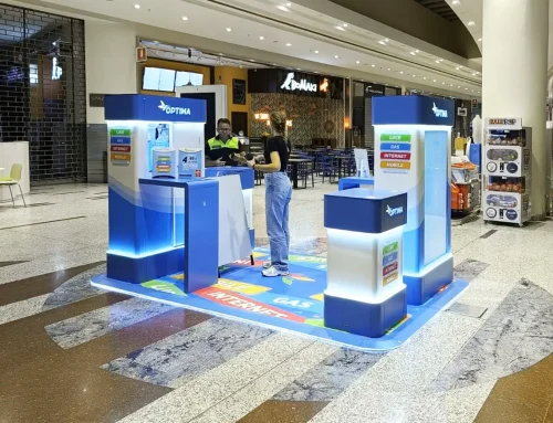 Stand centro commerciale a Milano